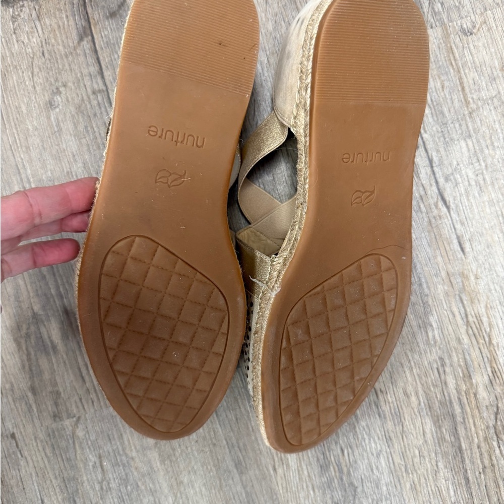 Nurture by Lamaze Women's Gold Perforated Flats - Picture 4 of 4